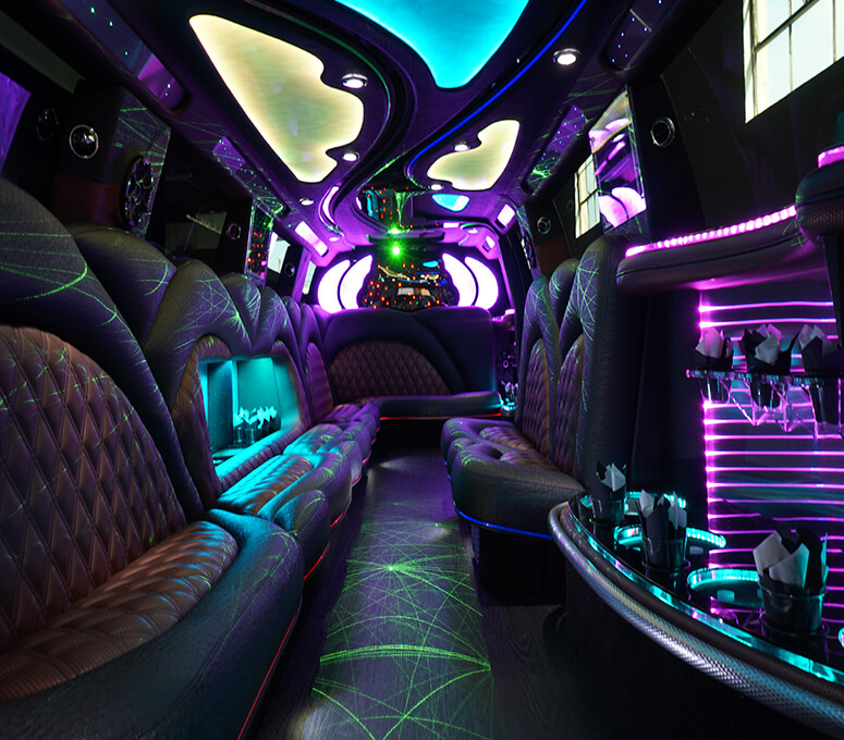 Limos with comfortable leather seats